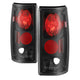 Black Euro Style Tail Lights <br>82-93 Chevy S10/Blazer, GMC Jimmy