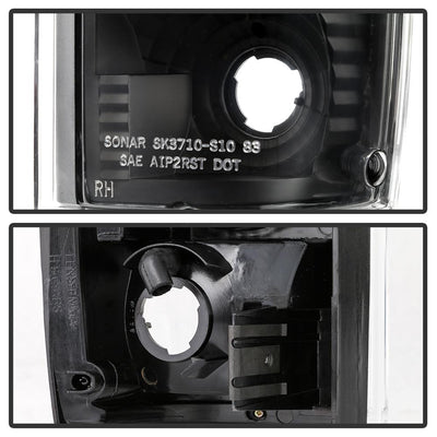 Black Euro Style Tail Lights <br>82-93 Chevy S10/Blazer, GMC Jimmy