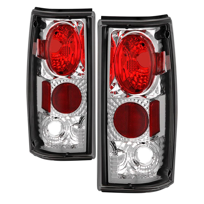Chrome Euro Style Tail Lights <br>82-93 Chevy S10/Blazer, GMC Jimmy