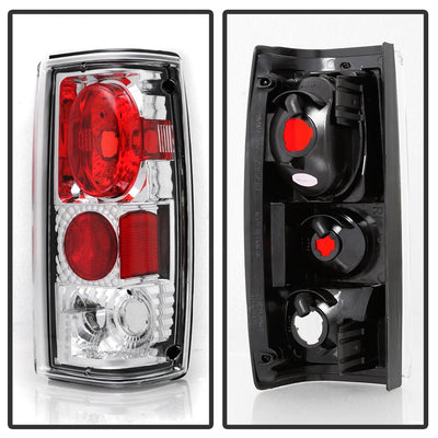Chrome Euro Style Tail Lights <br>82-93 Chevy S10/Blazer, GMC Jimmy