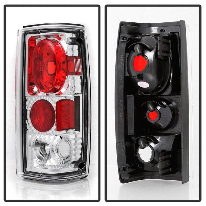 Chrome Euro Style Tail Lights <br>82-93 Chevy S10/Blazer, GMC Jimmy