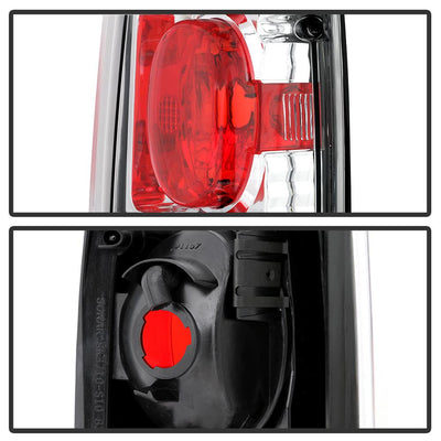Chrome Euro Style Tail Lights <br>82-93 Chevy S10/Blazer, GMC Jimmy