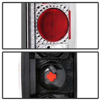 Chrome Euro Style Tail Lights <br>82-93 Chevy S10/Blazer, GMC Jimmy