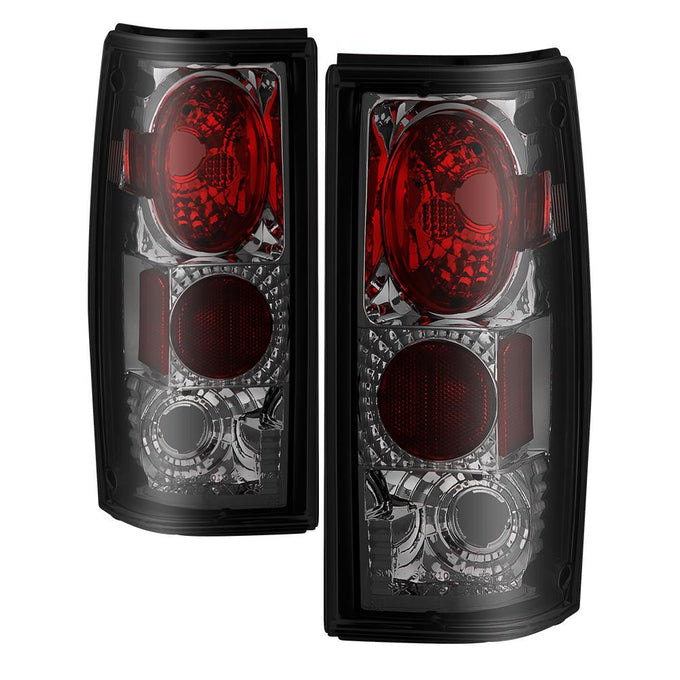 Smoke Euro Style Tail Lights <br>82-93 Chevy S10/Blazer, GMC Jimmy