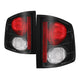 Black Euro Style Tail Lights <br>96-00 Isuzu Hombre 94-04 Chevrolet S10 94-04 GMC Sonoma