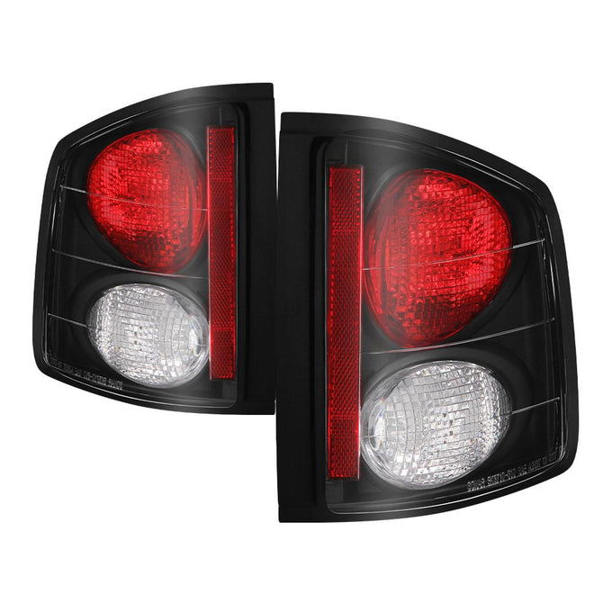 Black Euro Style Tail Lights <br>96-00 Isuzu Hombre 94-04 Chevrolet S10 94-04 GMC Sonoma