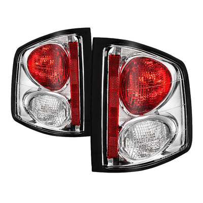 Chrome Euro Style Tail Lights <br>96-00 Isuzu Hombre 94-04 Chevrolet S10 94-04 GMC Sonoma