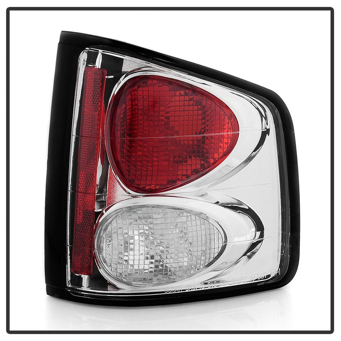 Chrome Euro Style Tail Lights <br>96-00 Isuzu Hombre 94-04 Chevrolet S10 94-04 GMC Sonoma