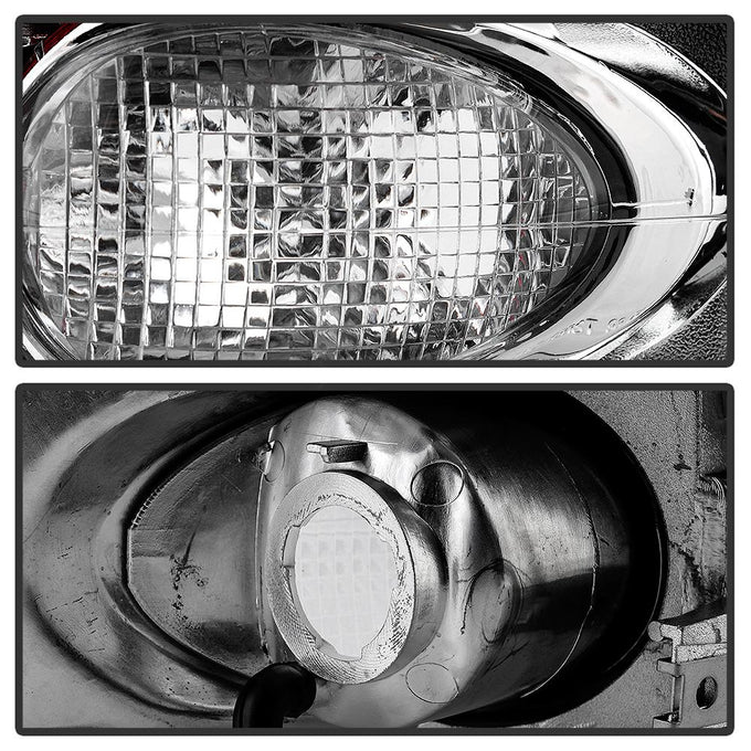 Chrome Euro Style Tail Lights <br>96-00 Isuzu Hombre 94-04 Chevrolet S10 94-04 GMC Sonoma