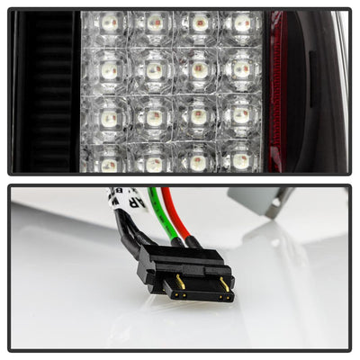 Black LED Tail Lights <br>96-00 Isuzu Hombre 94-04 Chevrolet S10 94-04 GMC Sonoma