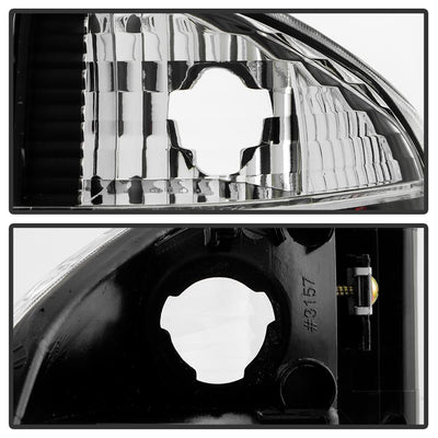 Black LED Tail Lights <br>96-00 Isuzu Hombre 94-04 Chevrolet S10 94-04 GMC Sonoma