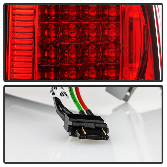 Red Clear LED Tail Lights <br>96-00 Isuzu Hombre 94-04 Chevrolet S10 94-04 GMC Sonoma