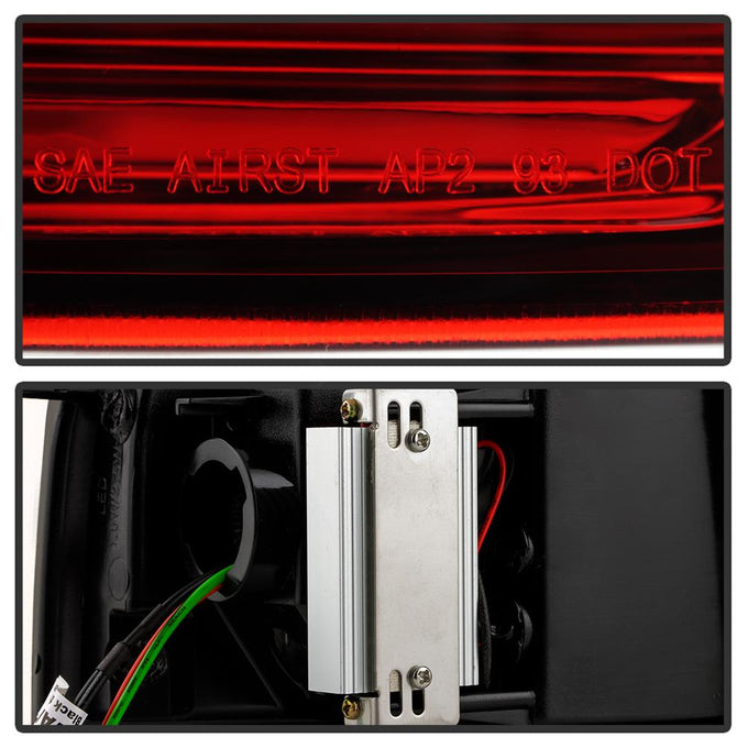 Red Clear LED Tail Lights <br>96-00 Isuzu Hombre 94-04 Chevrolet S10 94-04 GMC Sonoma