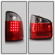 Red Clear LED Tail Lights <br>96-00 Isuzu Hombre 94-04 Chevrolet S10 94-04 GMC Sonoma