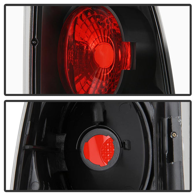 Black Euro Style Tail Lights <br>99-02 Chevy Silverado, GMC Sierra 1500 2500 3500
