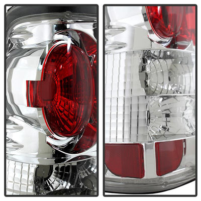 Chrome Euro Style Tail Lights <br>99-02 Chevy Silverado, GMC Sierra 1500 2500 3500
