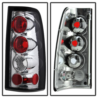 G2 Version Chrome Euro Style Tail Lights <br>99-02 Chevy Silverado, GMC Sierra 1500 2500 3500
