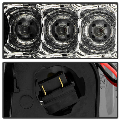 Black LED Tail Lights <br>99-02 Chevy Silverado, GMC Sierra 1500 2500 3500