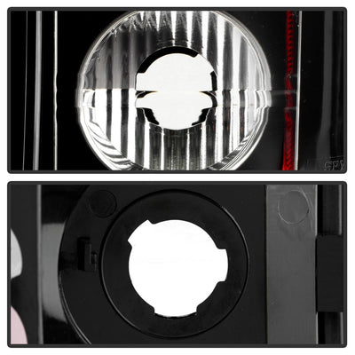 Black LED Tail Lights <br>99-02 Chevy Silverado, GMC Sierra 1500 2500 3500