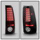 Black LED Tail Lights <br>99-02 Chevy Silverado, GMC Sierra 1500 2500 3500