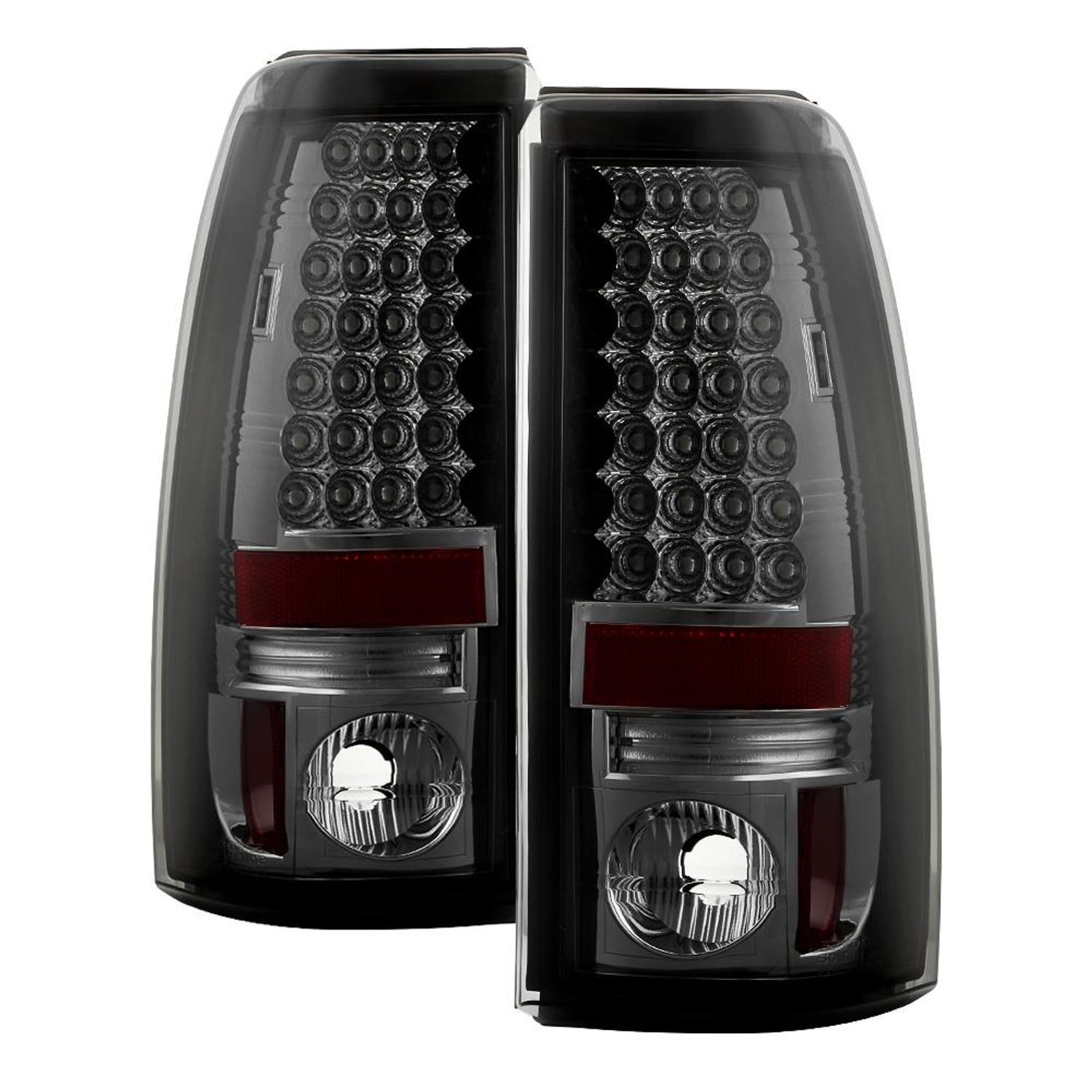 Smoke LED Tail Lights <br>99-02 Chevy Silverado, GMC Sierra 1500 2500 3500