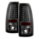 Smoke LED Tail Lights <br>99-02 Chevy Silverado, GMC Sierra 1500 2500 3500