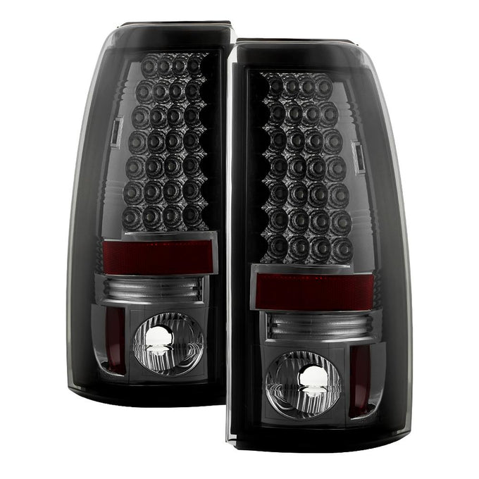 Smoke LED Tail Lights <br>99-02 Chevy Silverado, GMC Sierra 1500 2500 3500