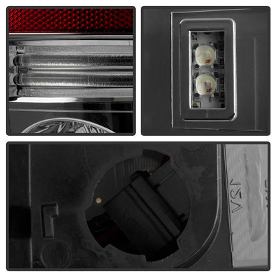 Smoke LED Tail Lights <br>99-02 Chevy Silverado, GMC Sierra 1500 2500 3500