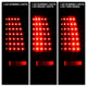 Smoke LED Tail Lights <br>99-02 Chevy Silverado, GMC Sierra 1500 2500 3500