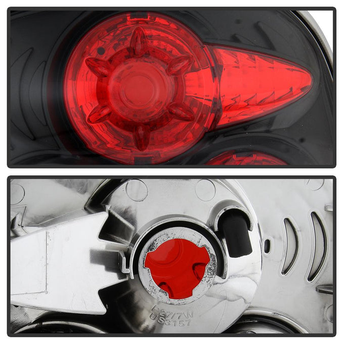 Black Euro Style Tail Lights <br>99-04 Chevy Silverado 1500 2500 3500