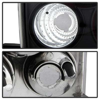 Black Euro Style Tail Lights <br>99-04 Chevy Silverado 1500 2500 3500
