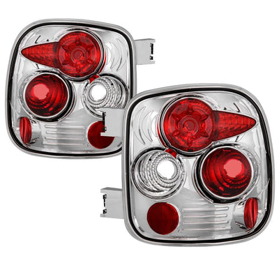 Chrome Euro Style Tail Lights <br>99-04 Chevy Silverado 1500 2500 3500