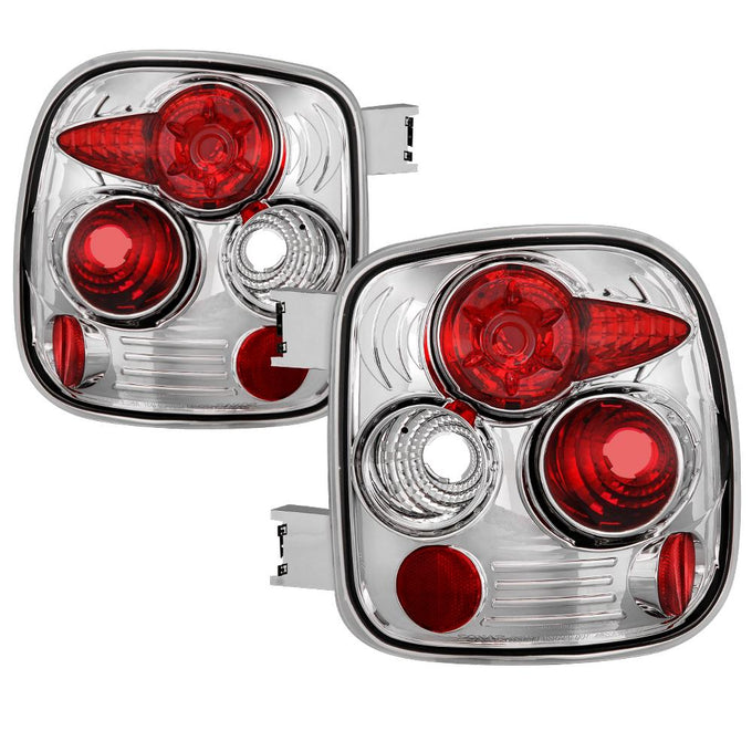 Chrome Euro Style Tail Lights <br>99-04 Chevy Silverado 1500 2500 3500