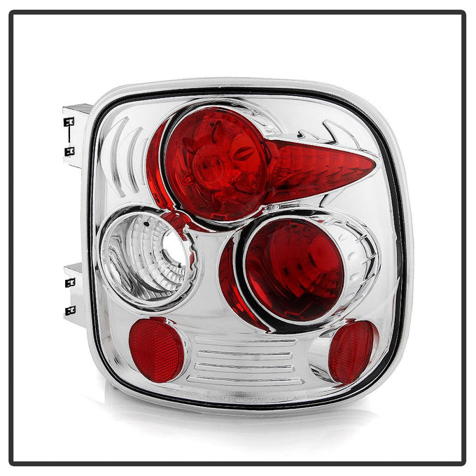 Chrome Euro Style Tail Lights <br>99-04 Chevy Silverado 1500 2500 3500