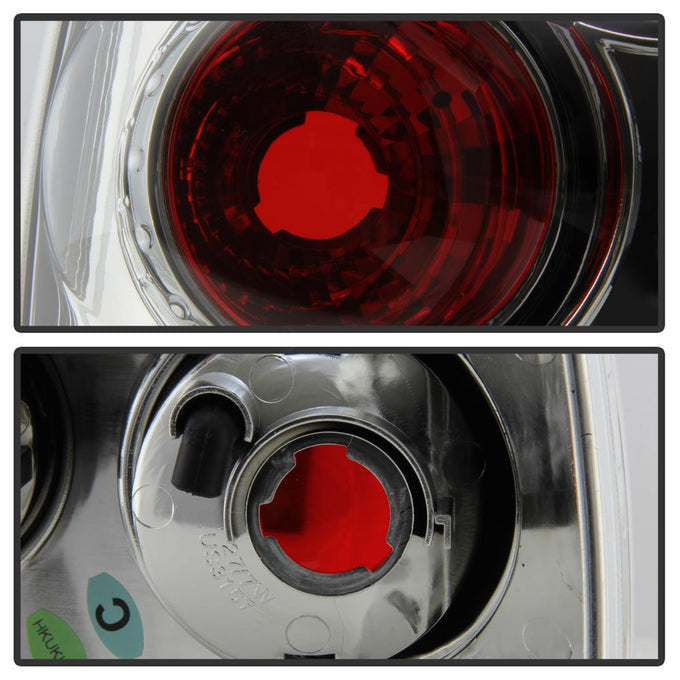 Chrome Euro Style Tail Lights <br>99-04 Chevy Silverado 1500 2500 3500