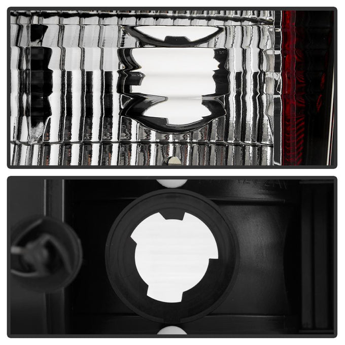 Black LED Tail Lights <br>07-14 Chevy Suburban, GMC Yukon