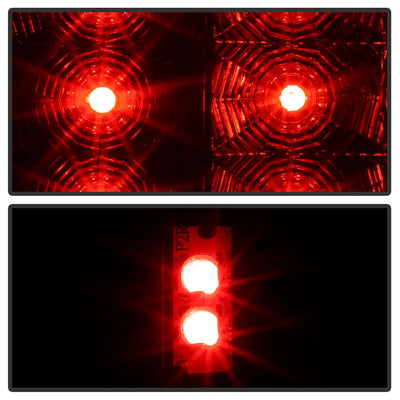 Black LED Tail Lights <br>07-14 Chevy Suburban, GMC Yukon
