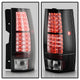Black LED Tail Lights <br>07-14 Chevy Suburban, GMC Yukon
