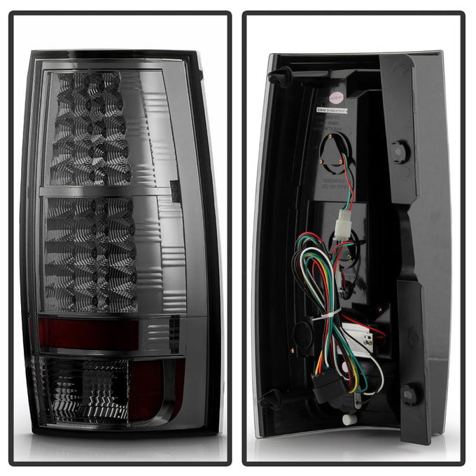 Smoke LED Tail Lights <br>07-14 Chevy Suburban, GMC Yukon