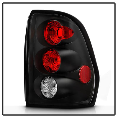Black Euro Style Tail Lights <br>02-09 Chevy Trailblazer 02-06 EXT