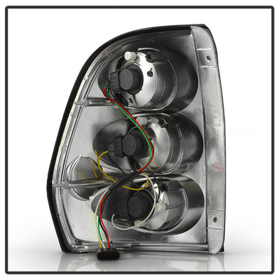 Black Euro Style Tail Lights <br>02-09 Chevy Trailblazer 02-06 EXT