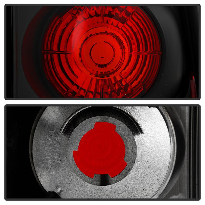 Black Euro Style Tail Lights <br>02-09 Chevy Trailblazer 02-06 EXT