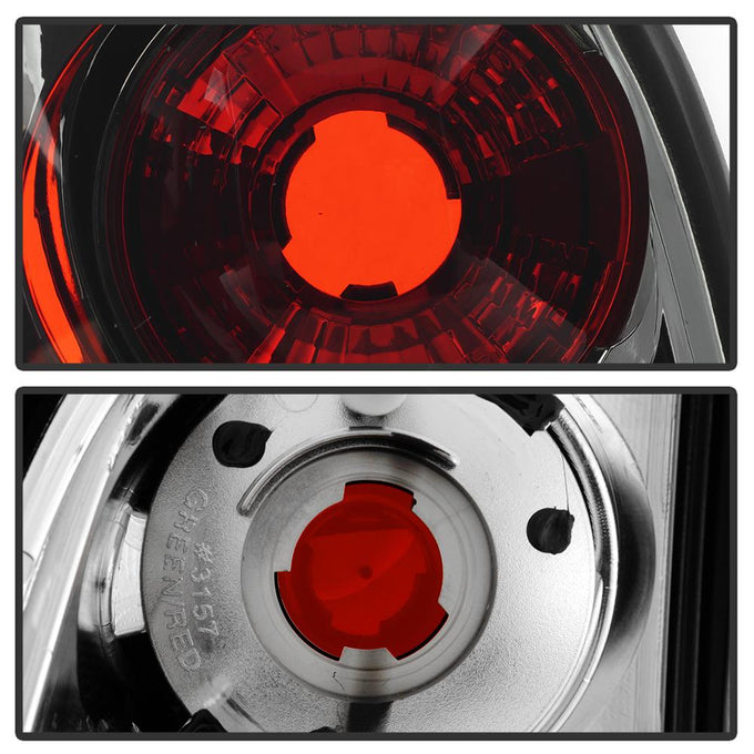 Smoke Euro Style Tail Lights <br>02-09 Chevy Trailblazer 02-06 EXT