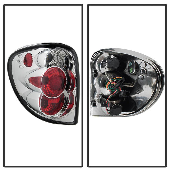 Chrome Euro Style Tail Lights <br>01-07 Chrysler Town & Country, 00-03 Voyage