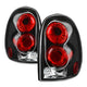 Black Euro Style Tail Lights <br>96-00 Chrysler Town & Country, Caravan