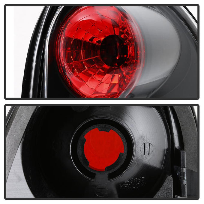 Black Euro Style Tail Lights <br>96-00 Chrysler Town & Country, Caravan