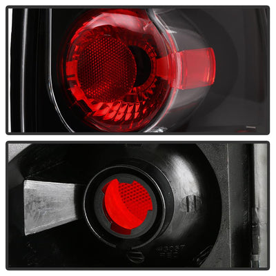 Black Euro Style Tail Lights <br>96-00 Chrysler Town & Country, Caravan