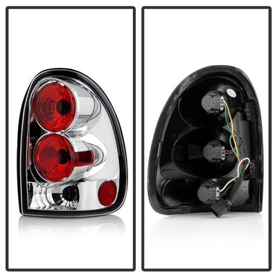 Chrome Euro Style Tail Lights <br>96-00 Chrysler Town & Country, Caravan