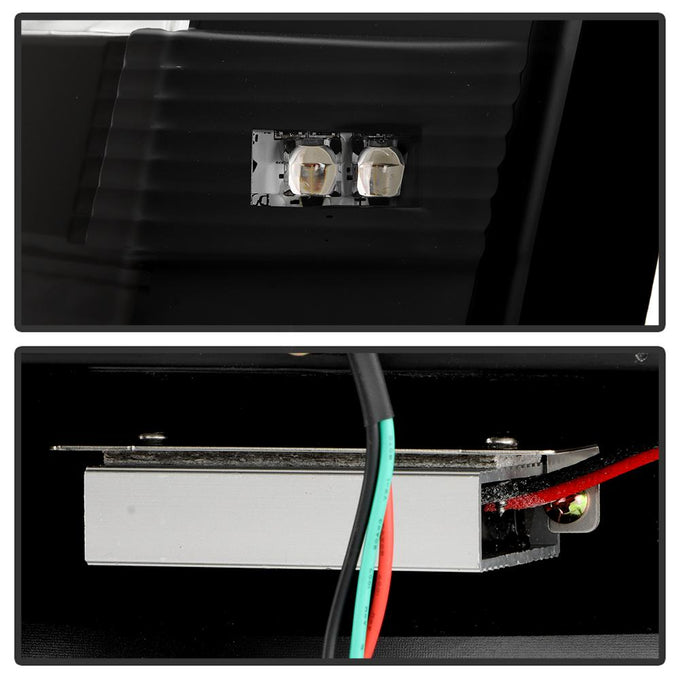 Black LED Tail Lights <br>06-08 Dodge Charger