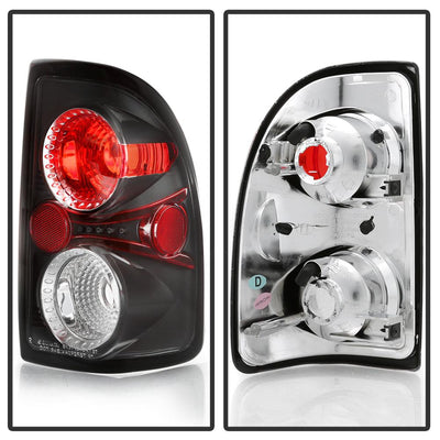 Black Euro Style Tail Lights <br>97-04 Dodge Dakota